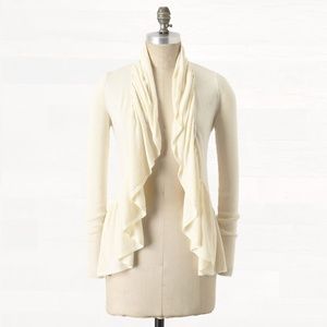Brand new Ruffled Guinevere Anthropologie Cardigan